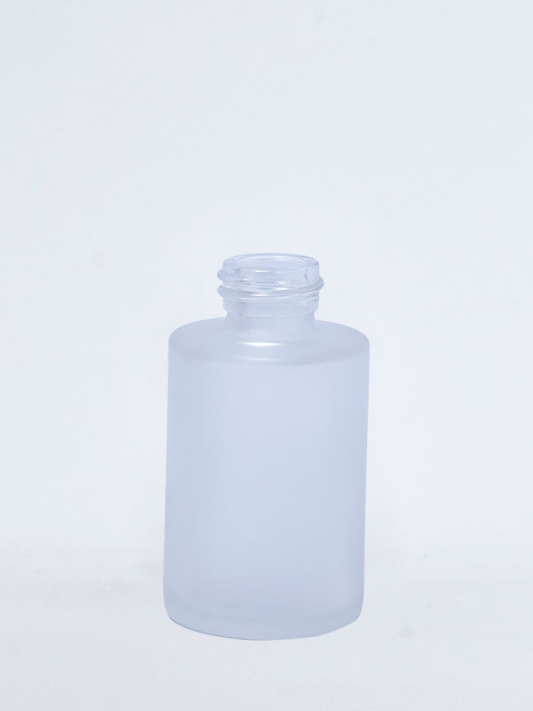 30ML Broad and Straight Shoulder Clear Frosted Lotion Glass Bottles
